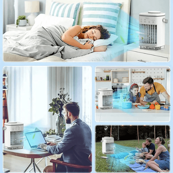 Ar Condicionado Portátil Mini USB - Potente e Silencioso IceCool - Lojas Promorin