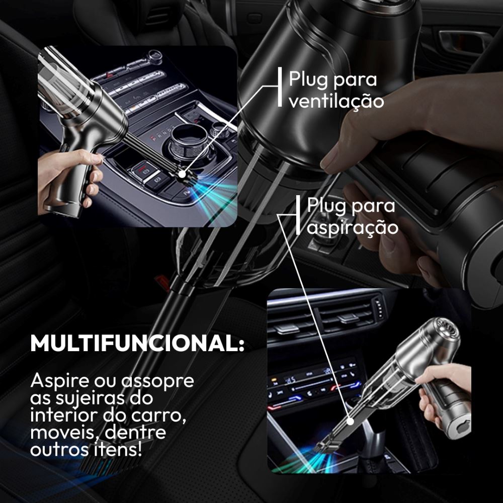 Aspirador Compacto de Alta Potência - AspiraMax
