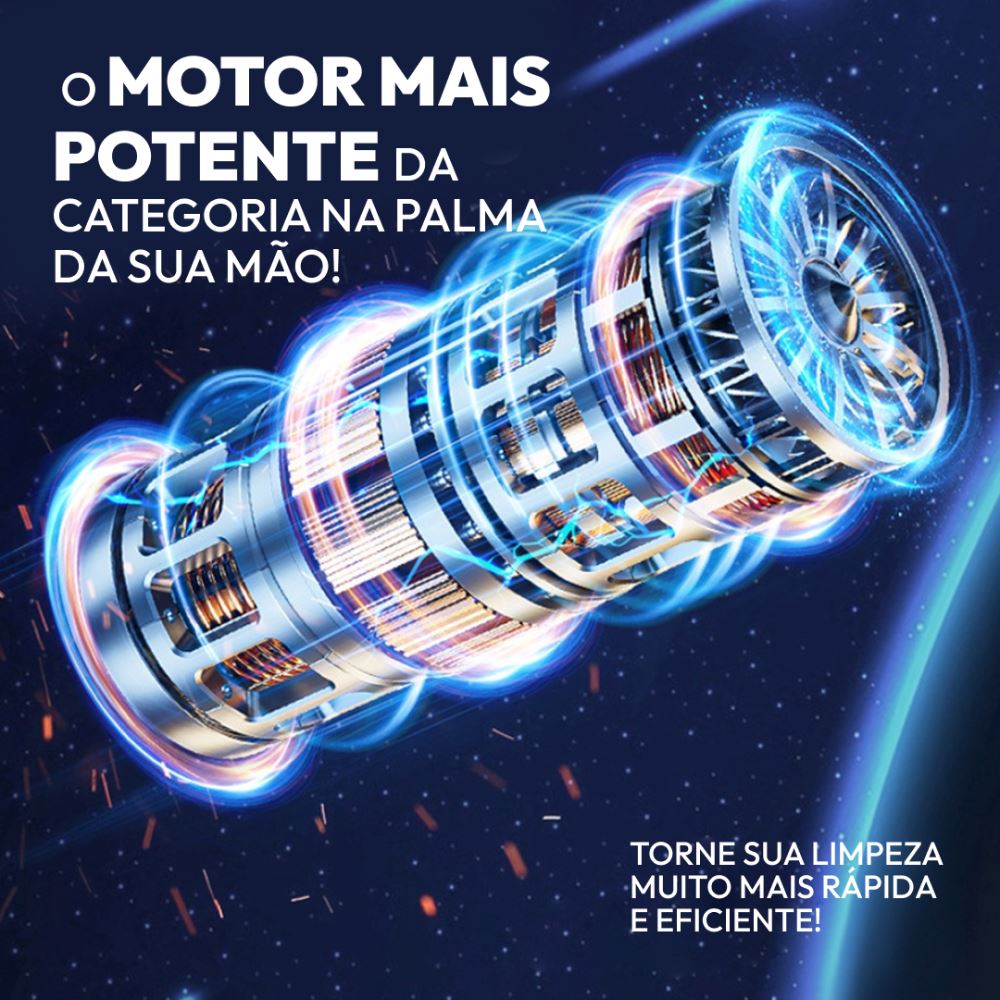Aspirador Compacto de Alta Potência - AspiraMax