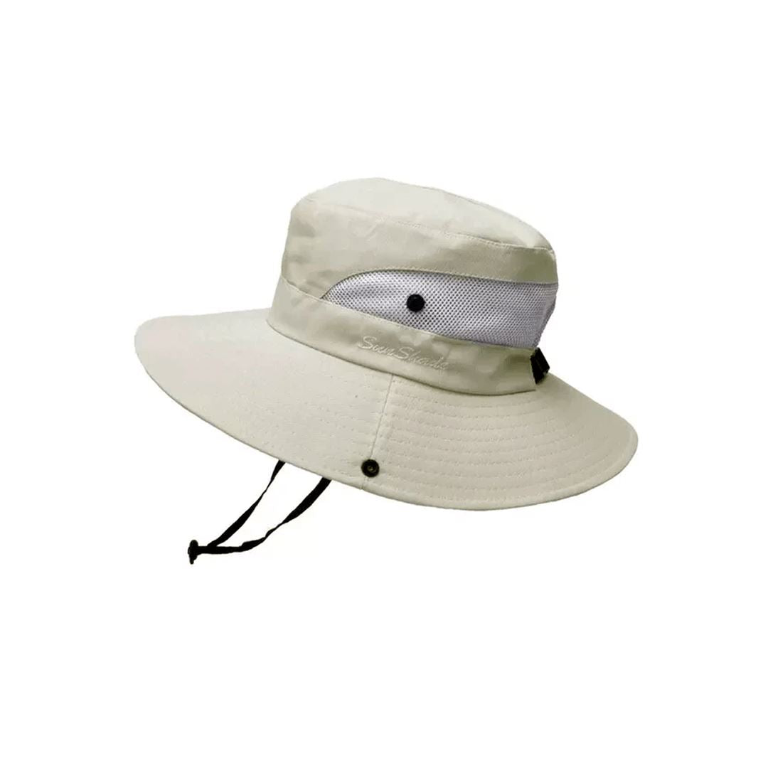 Chapéu de Sol Dobrável com Proteção UV 50+