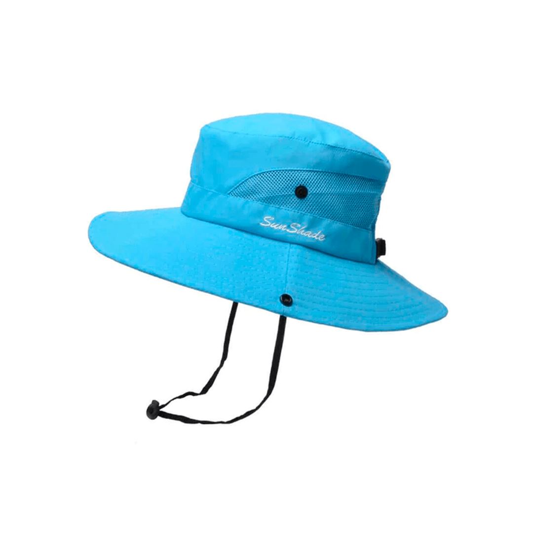 Chapéu de Sol Dobrável com Proteção UV 50+