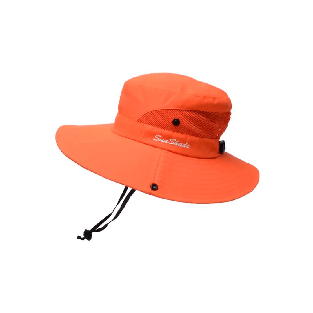 Chapéu de Sol Dobrável com Proteção UV 50+