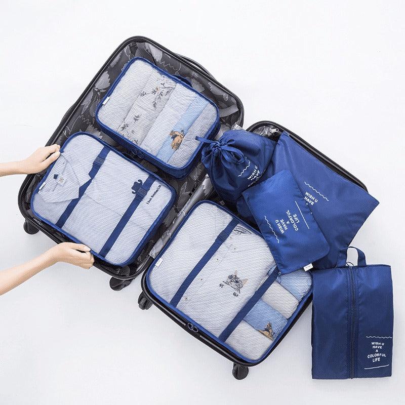 Kit 7 Bolsas Organizadoras Para Mala de Viagem SPACE BAG - [PAGUE 4 LEVE 7 - SUPER PROMOÇÃO POR TEMPO LIMITADO - Lojas Promorin