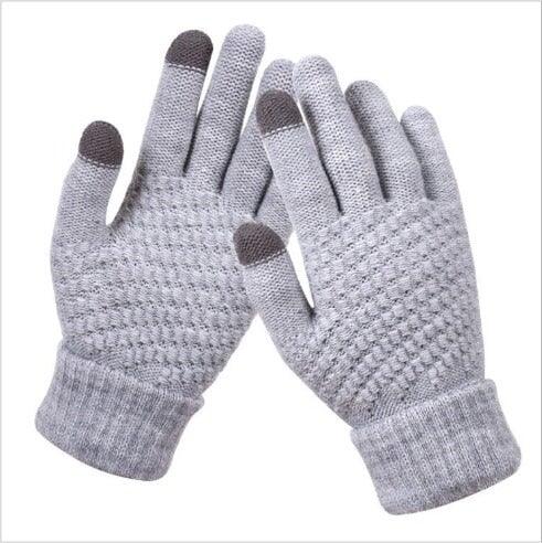 Luva de Frio Touch Screen de Lã - Lojas Promorin
