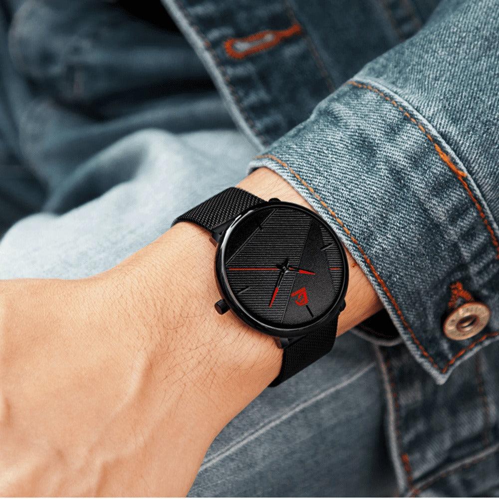 Relógio Minimalista com Movimento de Quartzo MINIMAL - Lojas Promorin