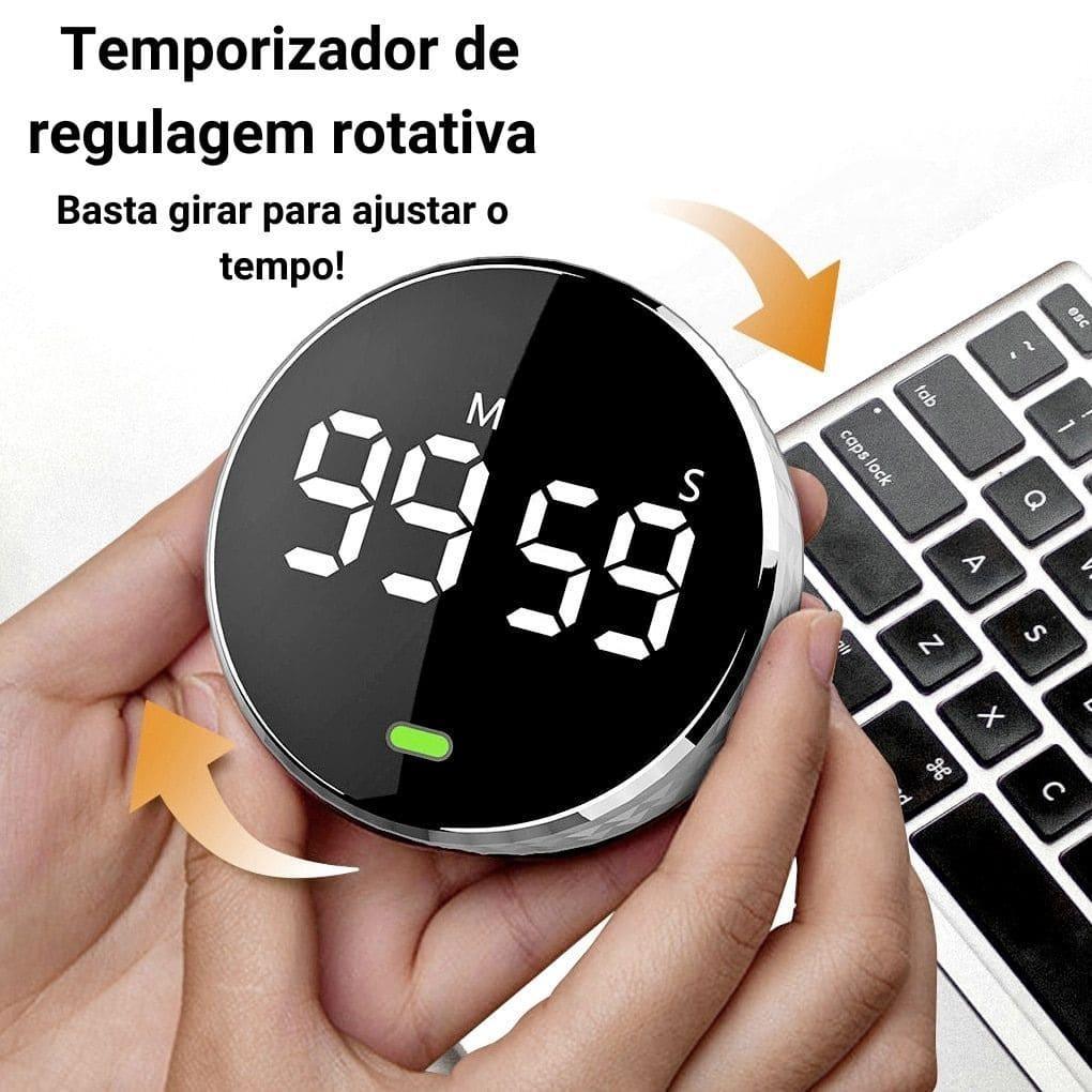 Temporizador Magnético Prime + Ebook de Produtividade (BRINDE!) - Lojas Promorin
