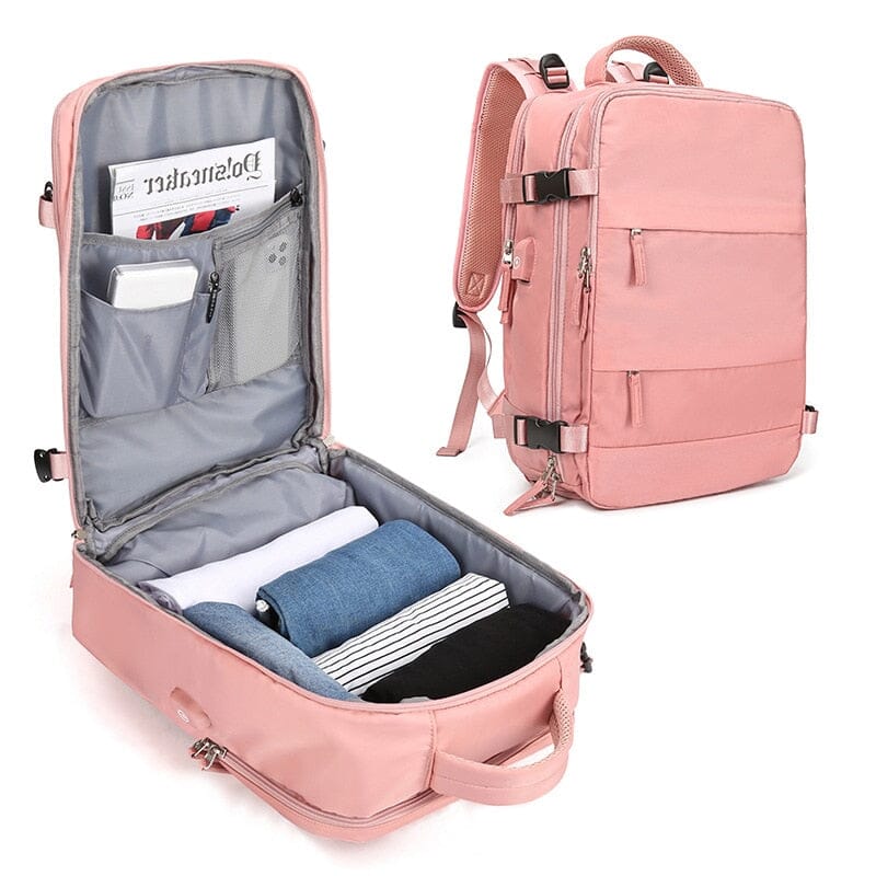 Mochila de Viagem Grande Feminina À Prova D'Água