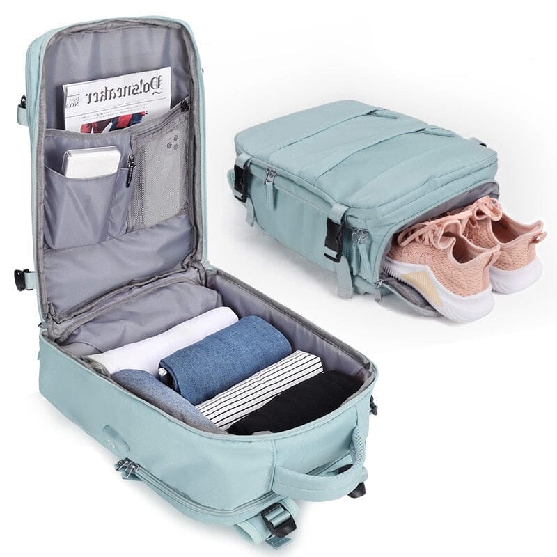 Mochila de Viagem Grande Feminina À Prova D'Água