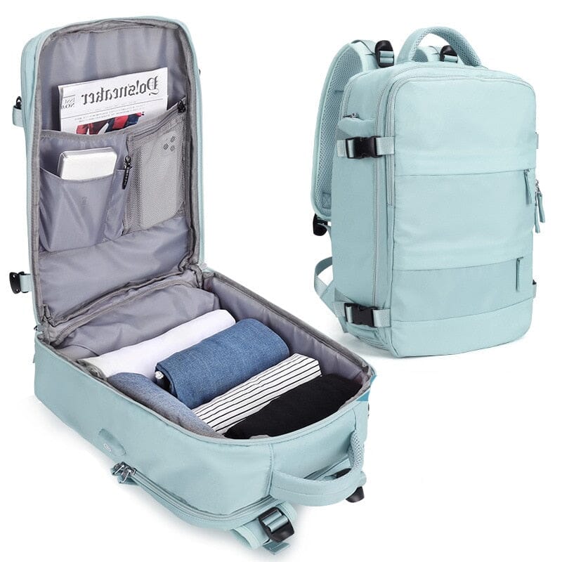 Mochila de Viagem Grande Feminina À Prova D'Água