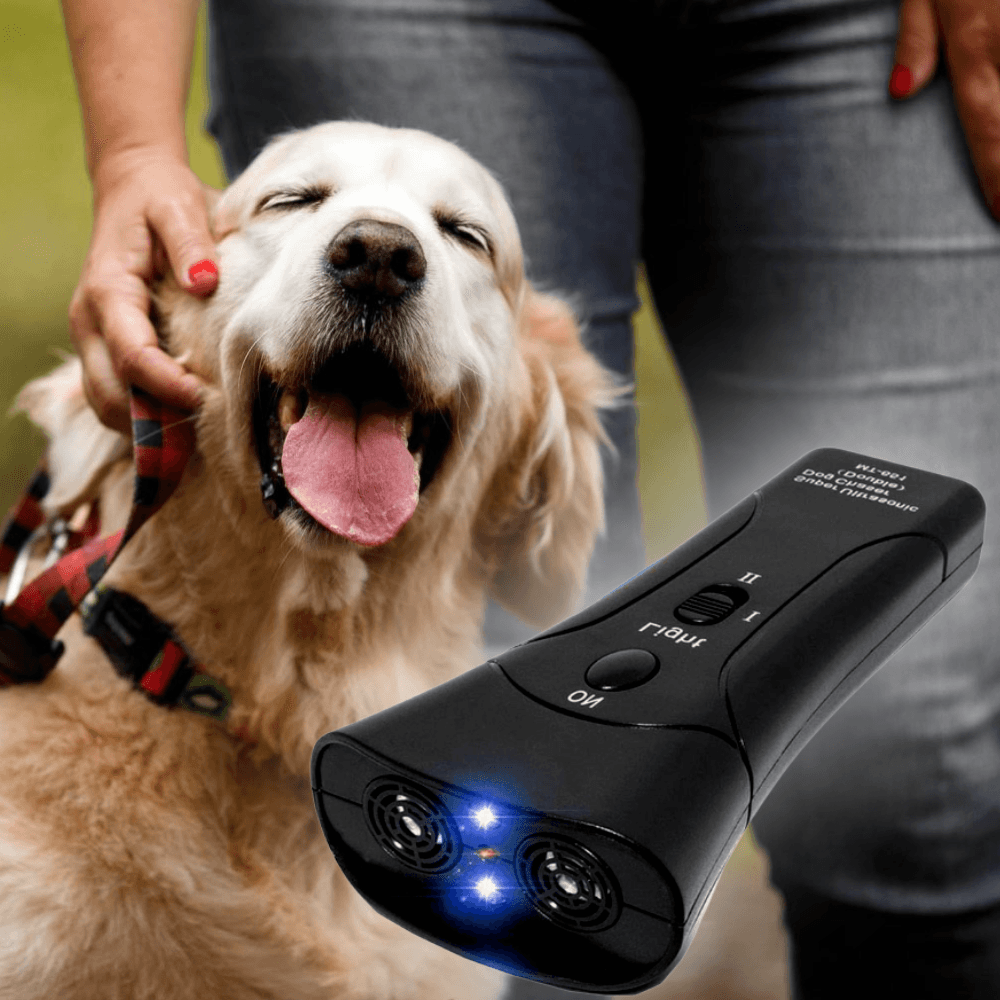 Adestrador de cães Anti Latido Ultrassónico/SilenceMax - Lojas Promorin