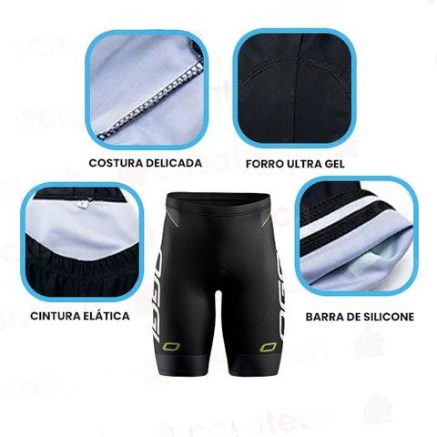 Bermuda Ciclismo Gel Unissex - Lojas Promorin