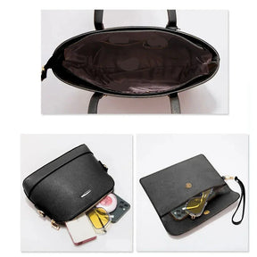 Kit de Bolsas em Couro Julie - 4 Peças