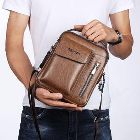 Bolsa de Ombro 100% Couro - Lojas Promorin