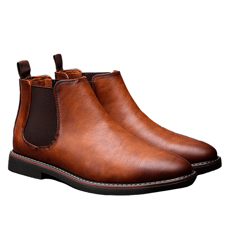 Bota Chelsea Masculina Original em Couro e Palmilha Ortopédica - Lojas Promorin