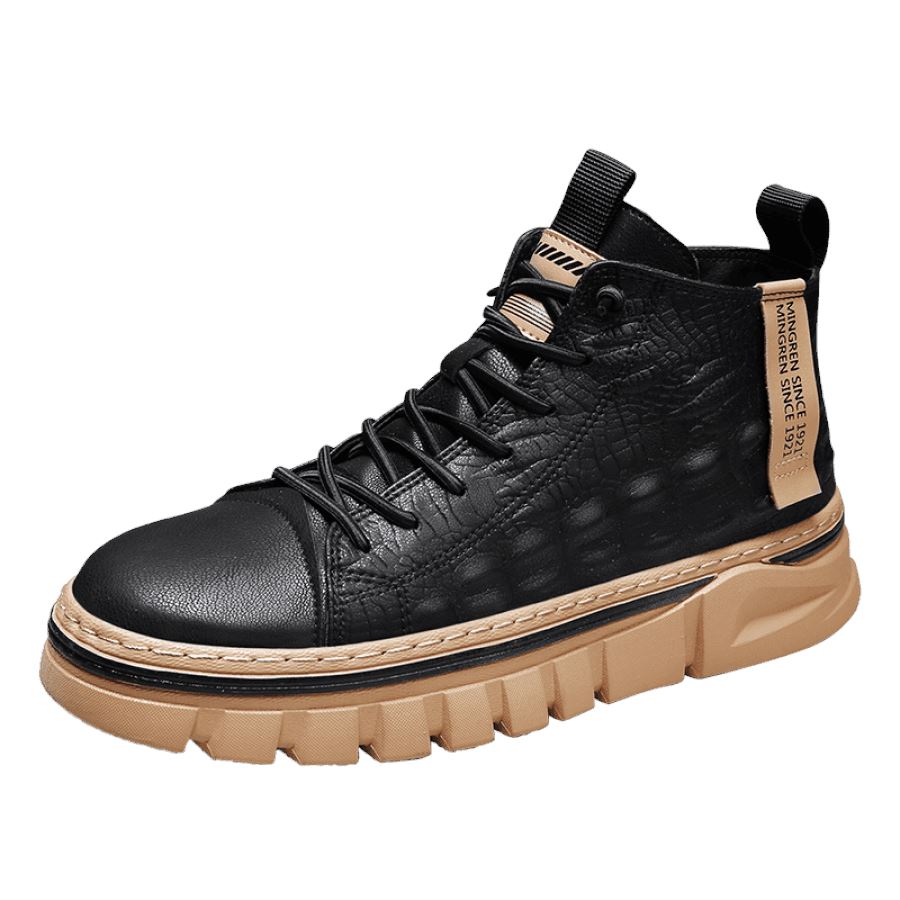 Bota Masculina Couro Moderna