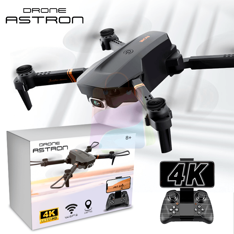 Drone com Câmera 4K Wifi GPs e Desvio de Obstáculo - Astron - Lojas Promorin