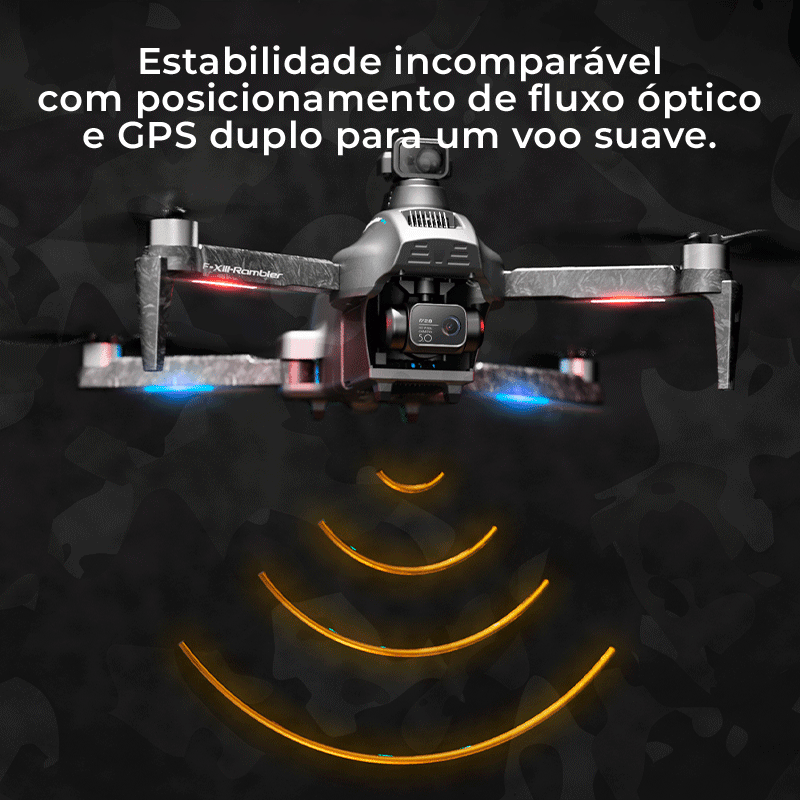 Drone F13 Pro Câmera EIS de 3 Eixos Gimbais Anti-Shake 8K HD, 5G WiFi, GPS - Lojas Promorin