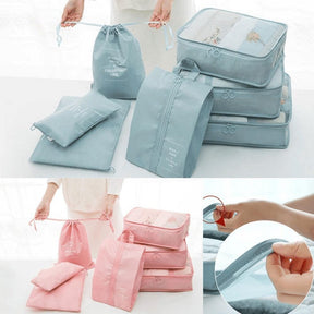 Kit 7 Bolsas Organizadoras Para Mala de Viagem SPACE BAG - [PAGUE 4 LEVE 7 - SUPER PROMOÇÃO POR TEMPO LIMITADO - Lojas Promorin