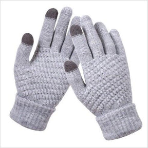 Luva de Frio Touch Screen de Lã - Lojas Promorin