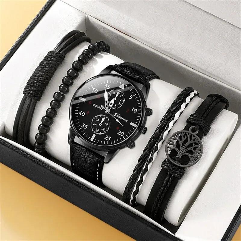 Relógio Masculino Fashion Sports 5pcs - Lojas Promorin