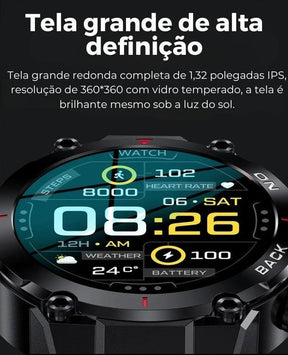 SmartWatch Masculino - Militar 360 - Lojas Promorin