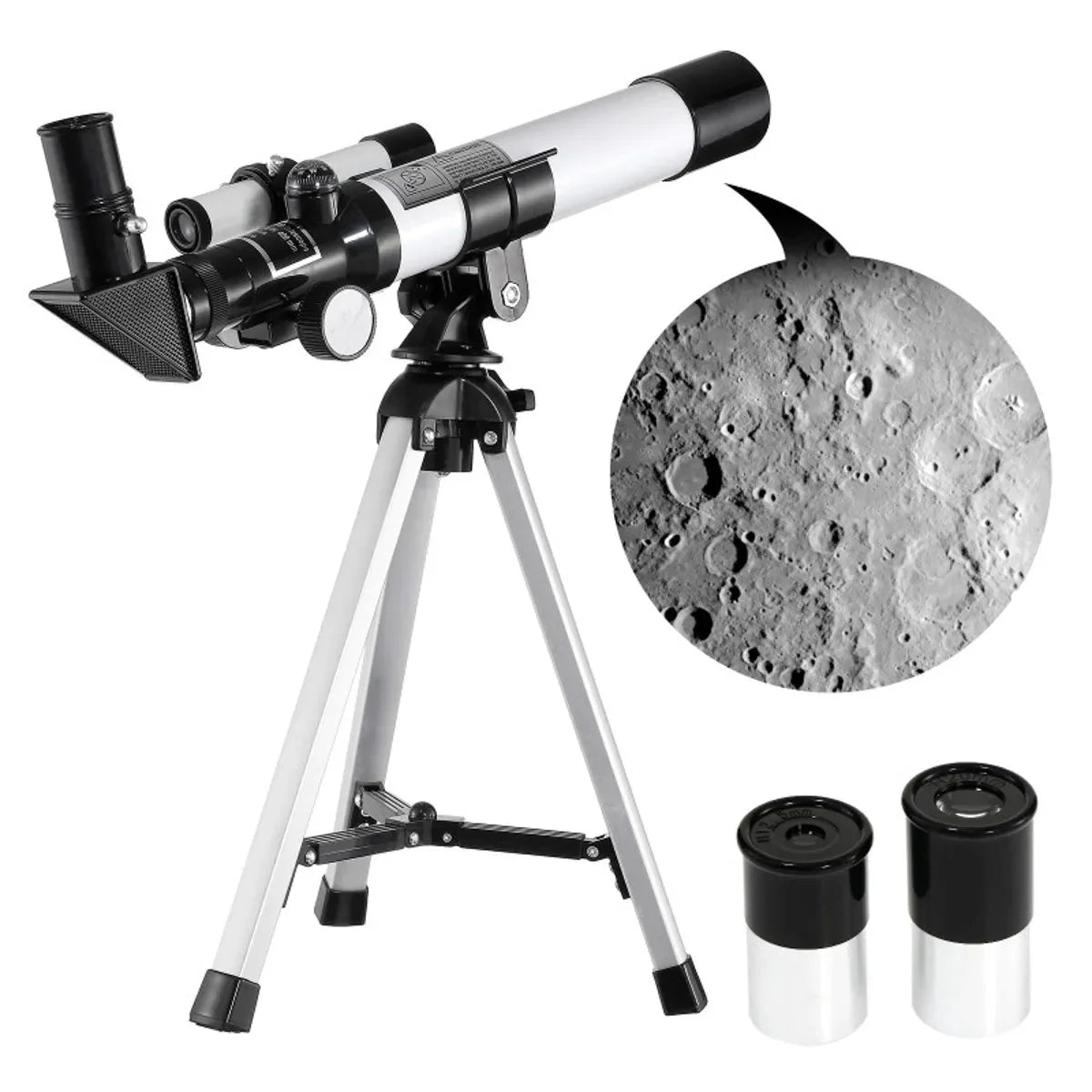 Telescópio Astronômico com Tripé Ajustável - SkyVista UltraZoom 100X