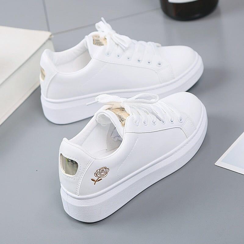 Tênis Branco Casual Feminino Ortopédico - Mônica - Lojas Promorin