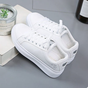 Tênis Branco Casual Feminino Ortopédico - Mônica