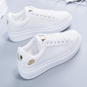 Tênis Branco Casual Feminino Ortopédico - Mônica