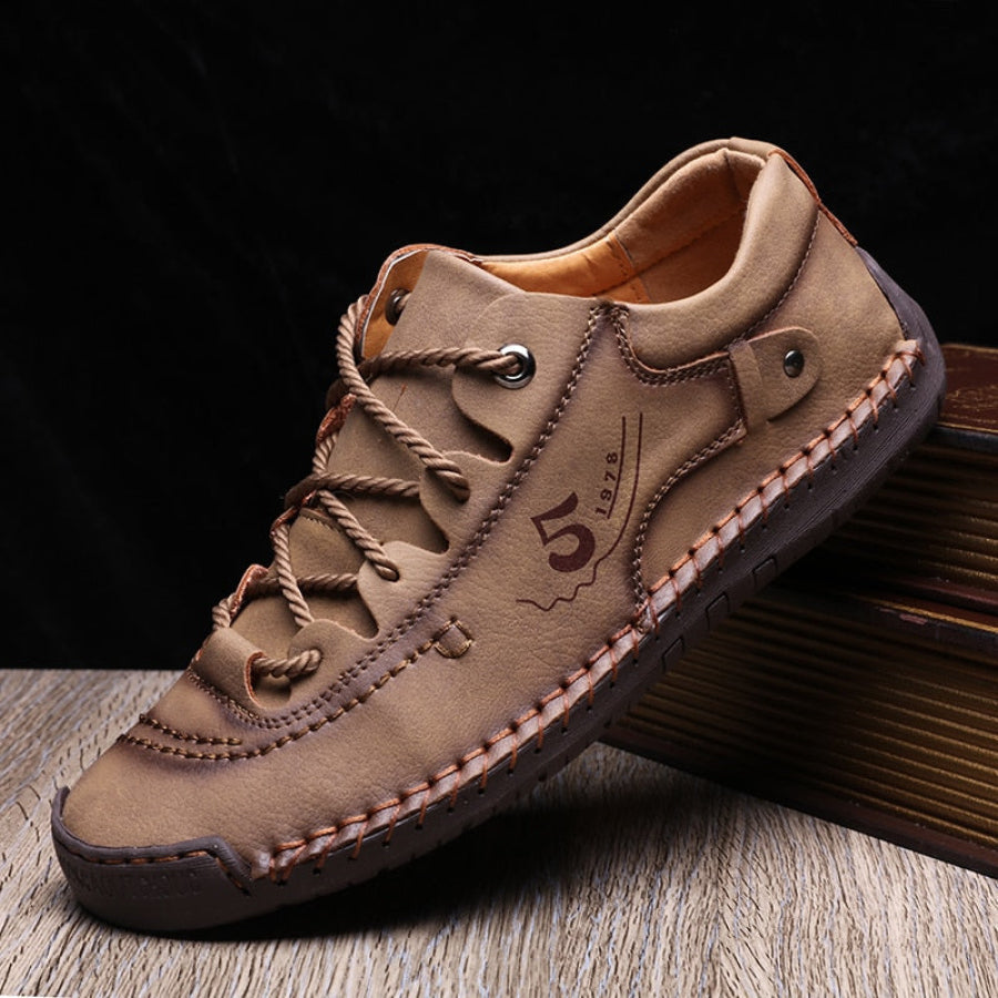 Tênis Couro Masculino Casual - Modelo Exclusivo